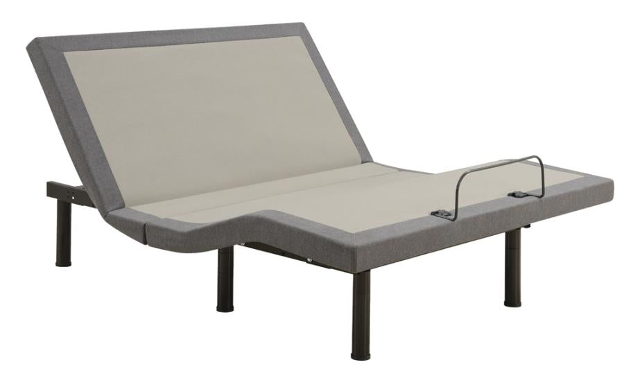 Clara Twin XL Adjustable Bed Base Grey and Black_13