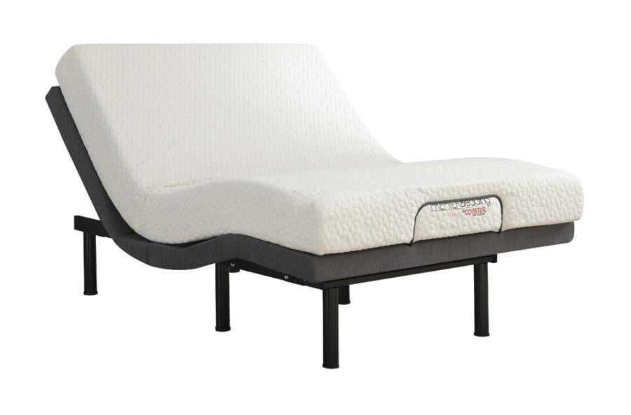 Clara Twin XL Adjustable Bed Base Grey and Black_7