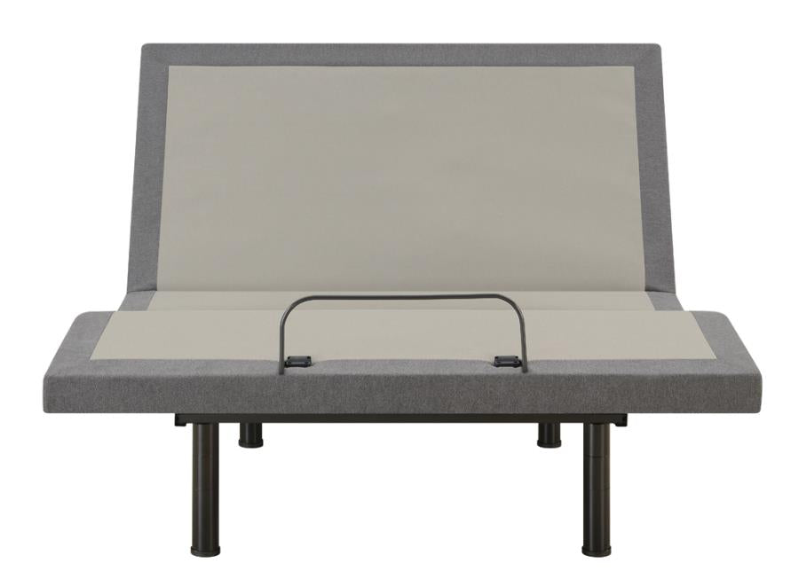 Clara Twin XL Adjustable Bed Base Grey and Black_14