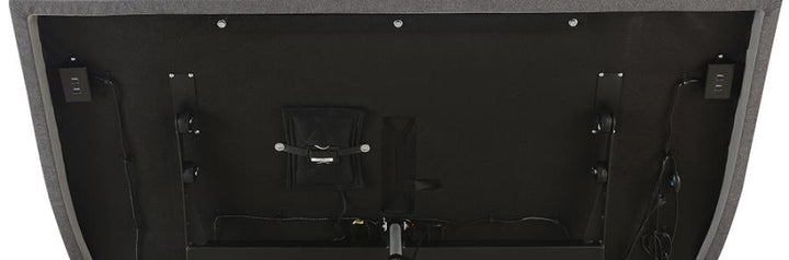 Negan Twin XL Adjustable Bed Base Grey and Black_13