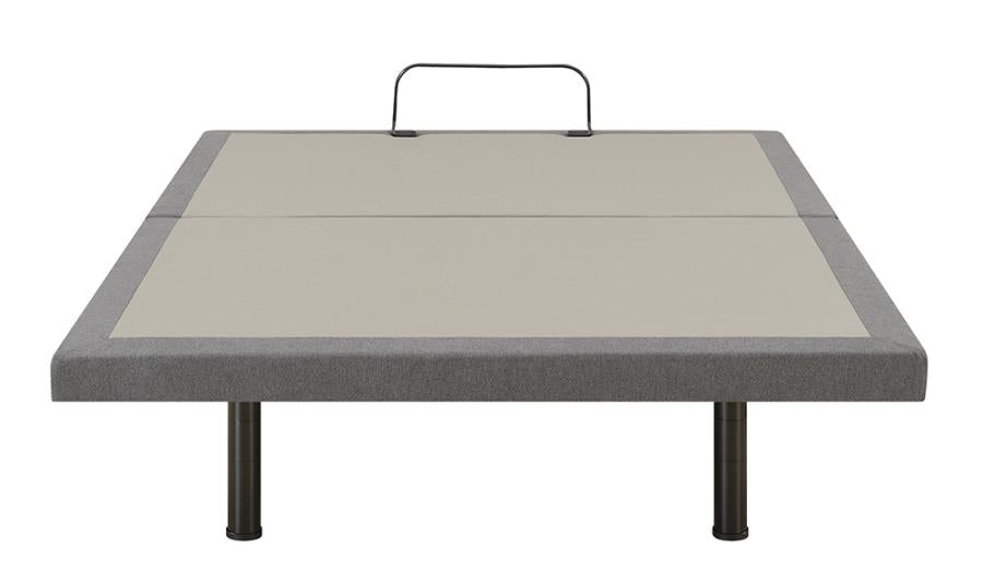 Negan Twin XL Adjustable Bed Base Grey and Black_5