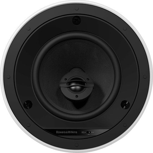 Bowers & Wilkins - CI600 Series 6" In-Ceiling Speakers with Glass Fiber Midbass and Pivoting Tweeter- Paintable White (Each) - White_0