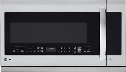 LG - 2.2 Cu. Ft. Over-the-Range Microwave - Stainless steel_0
