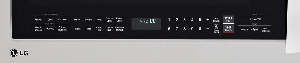 LG - 2.2 Cu. Ft. Over-the-Range Microwave - Stainless steel_7