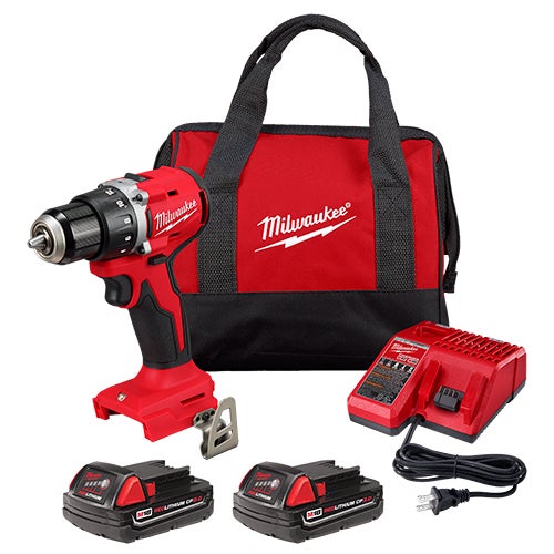 M18 Compact Brushless 1/2" Drill Driver Kit w/ 2 Batteries_0