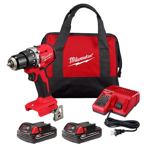 M18 Compact Brushless 1/2" Hammer Drill/Driver Kit_0