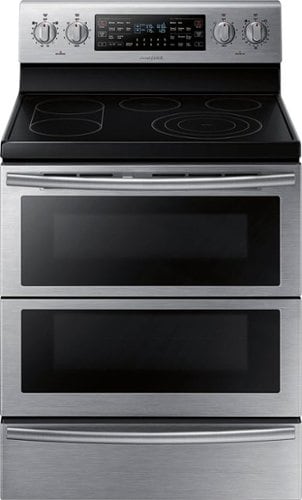 Samsung - Flex Duo™ 5.9 Cu. Ft. Self-Cleaning Freestanding Double Oven Electric Convection Range - Stainless steel_0