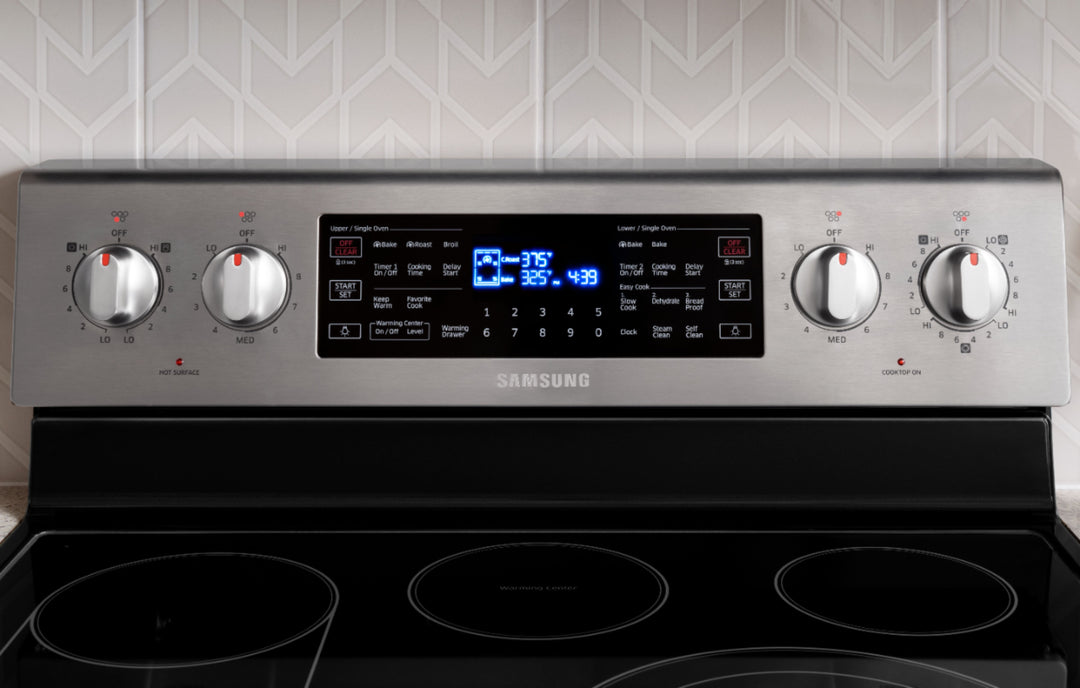 Samsung - Flex Duo™ 5.9 Cu. Ft. Self-Cleaning Freestanding Double Oven Electric Convection Range - Stainless steel_10