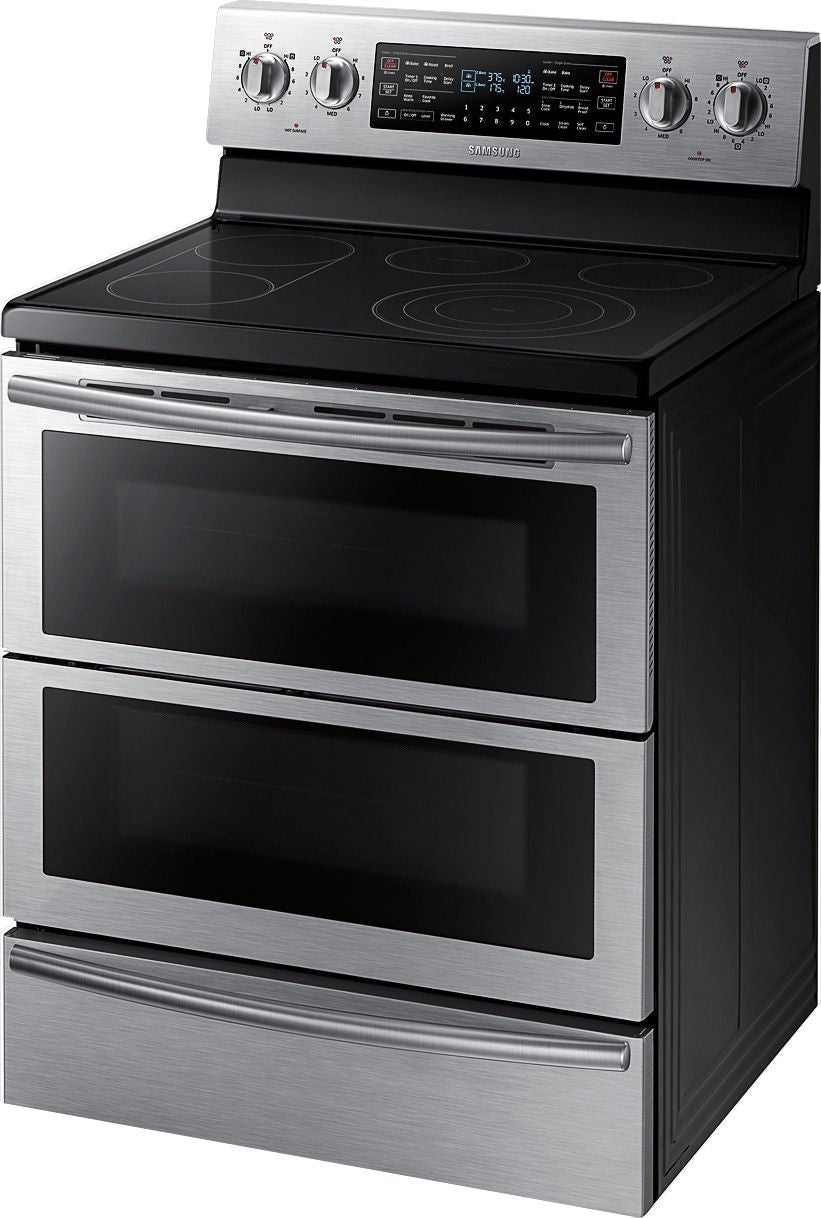 Samsung - Flex Duo™ 5.9 Cu. Ft. Self-Cleaning Freestanding Double Oven Electric Convection Range - Stainless steel_8