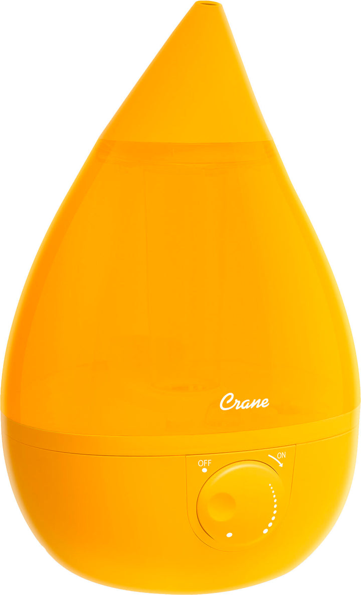 CRANE - 1 Gal. Drop Ultrasonic Cool Mist Humidifier - Orange_0