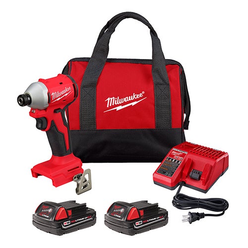 M18 Compact Brushless 1/4" Hex Impact Driver Kit_0