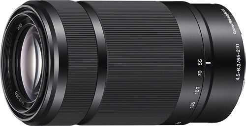 Sony - 55-210mm f/4.5-6.3 Telephoto Lens for Most Alpha E-Mount Cameras - Black_2