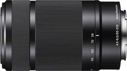 Sony - 55-210mm f/4.5-6.3 Telephoto Lens for Most Alpha E-Mount Cameras - Black_1