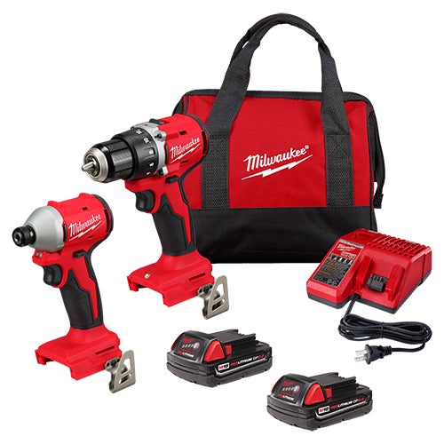 M18 Compact Brushless 2-Tool Combo Kit - Drill/Driver & Hex Impact Driver_0