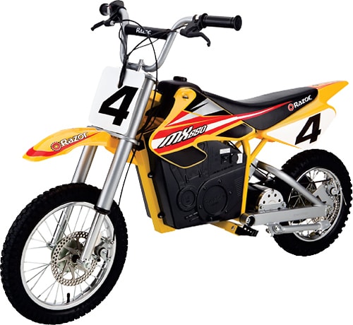 Razor - Dirt Rocket MX650 Electric Bike - Yellow/Red/Black_1