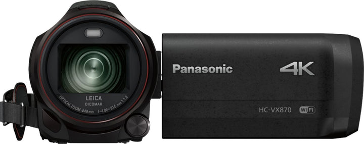 Panasonic - HC-VX870K 4K Ultra HD Flash Memory Camcorder - Black_9