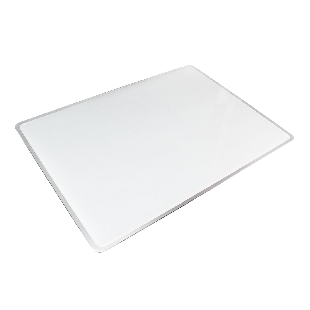 Floortex Glass Magnetic Grid Board 17" x 23" in White - White_0