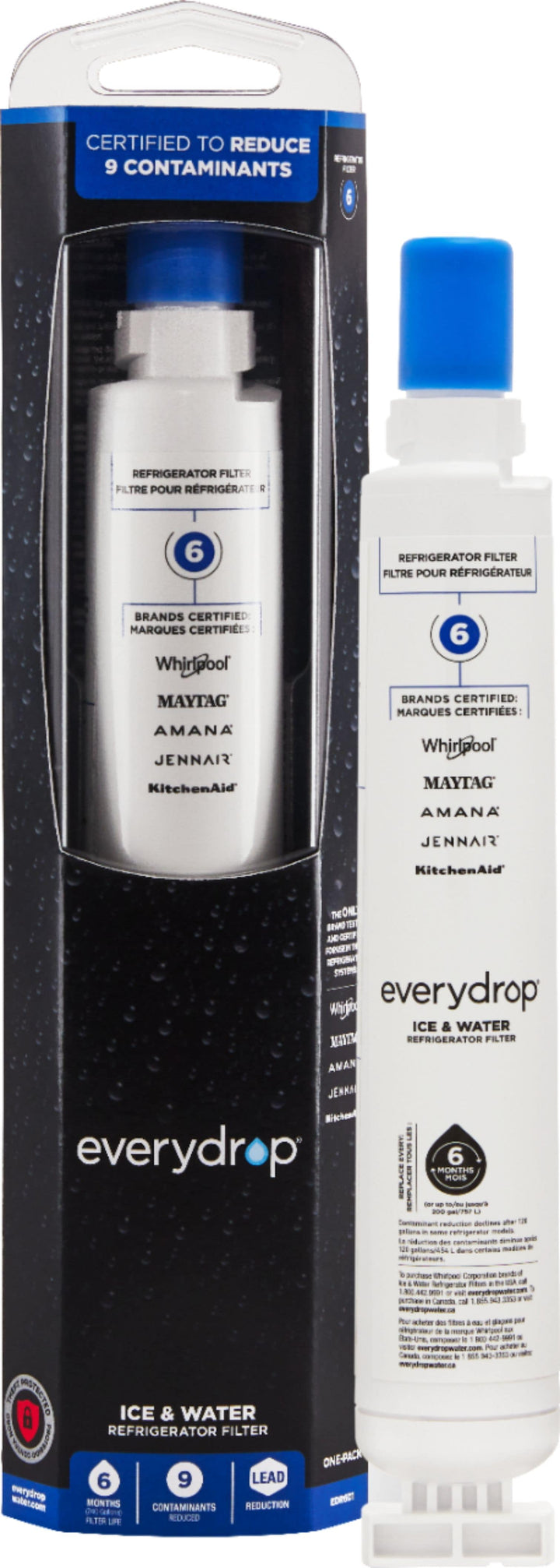 Whirlpool - EveryDrop 6 Ice and Water Filter - White_4