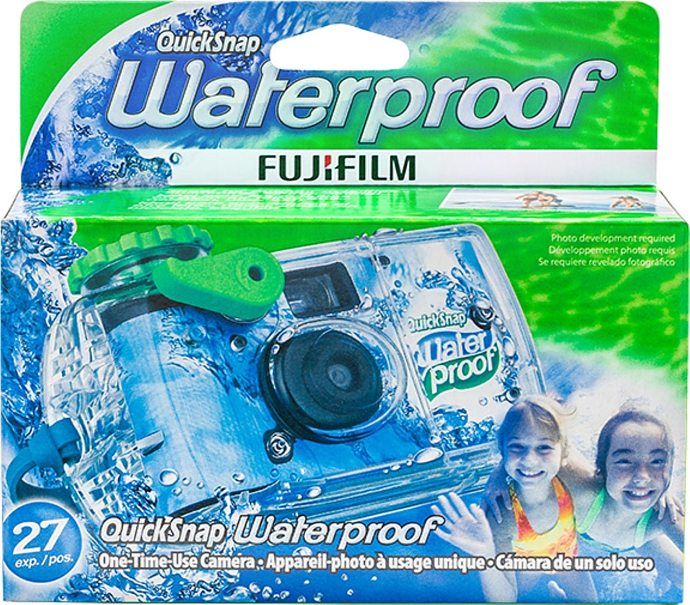 Fujifilm - QuickSnap Disposable Water-Resistant Film Camera - Blue_1