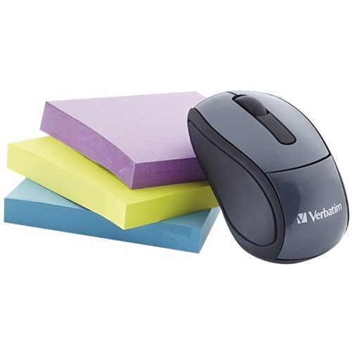 Verbatim - Mini Travel Wireless Optical Mouse - Graphite_3