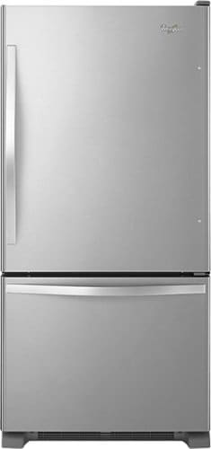 Whirlpool - 21.9 Cu. Ft. Bottom-Freezer Refrigerator - Stainless steel_0
