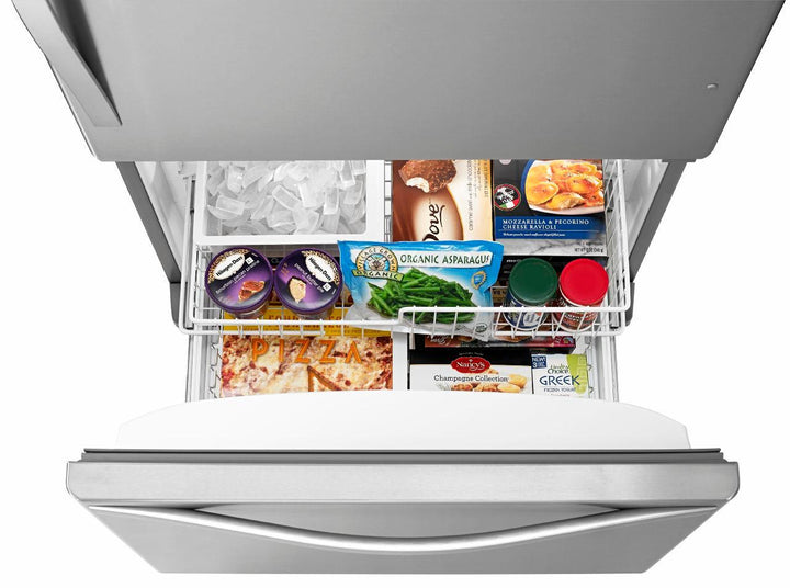 Whirlpool - 21.9 Cu. Ft. Bottom-Freezer Refrigerator - Stainless steel_8
