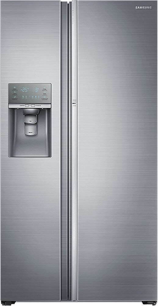 Samsung - 21.5 Cu. Ft. Side-by-Side Counter Depth Fingerprint Resistant Refrigerator with Food ShowCase - Stainless steel_15