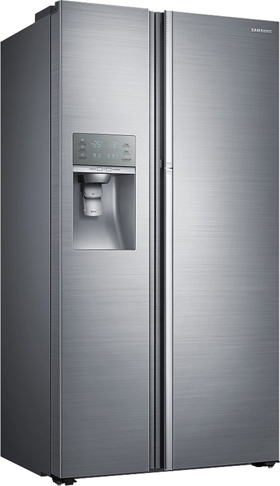 Samsung - 21.5 Cu. Ft. Side-by-Side Counter Depth Fingerprint Resistant Refrigerator with Food ShowCase - Stainless steel_13