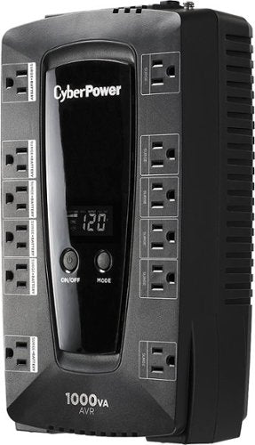 CyberPower - 1000VA Battery Back-Up System - Black_0