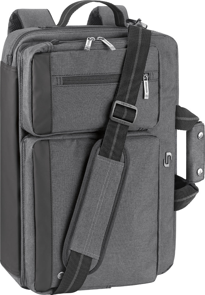 Solo - Urban Convertible Laptop Briefcase Backpack for 15.6" Laptop - Gray_1