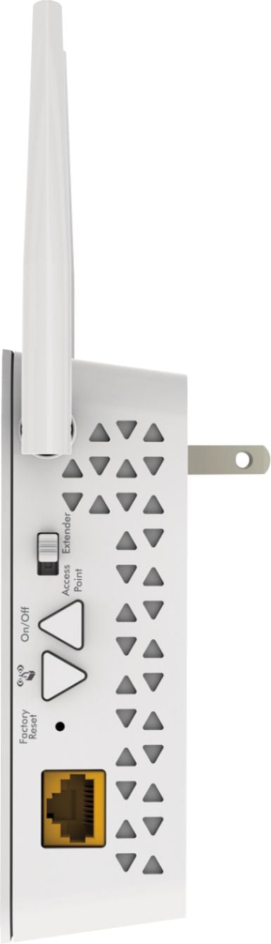 NETGEAR - AC1200 Dual-Band Wi-Fi Range Extender - White_4