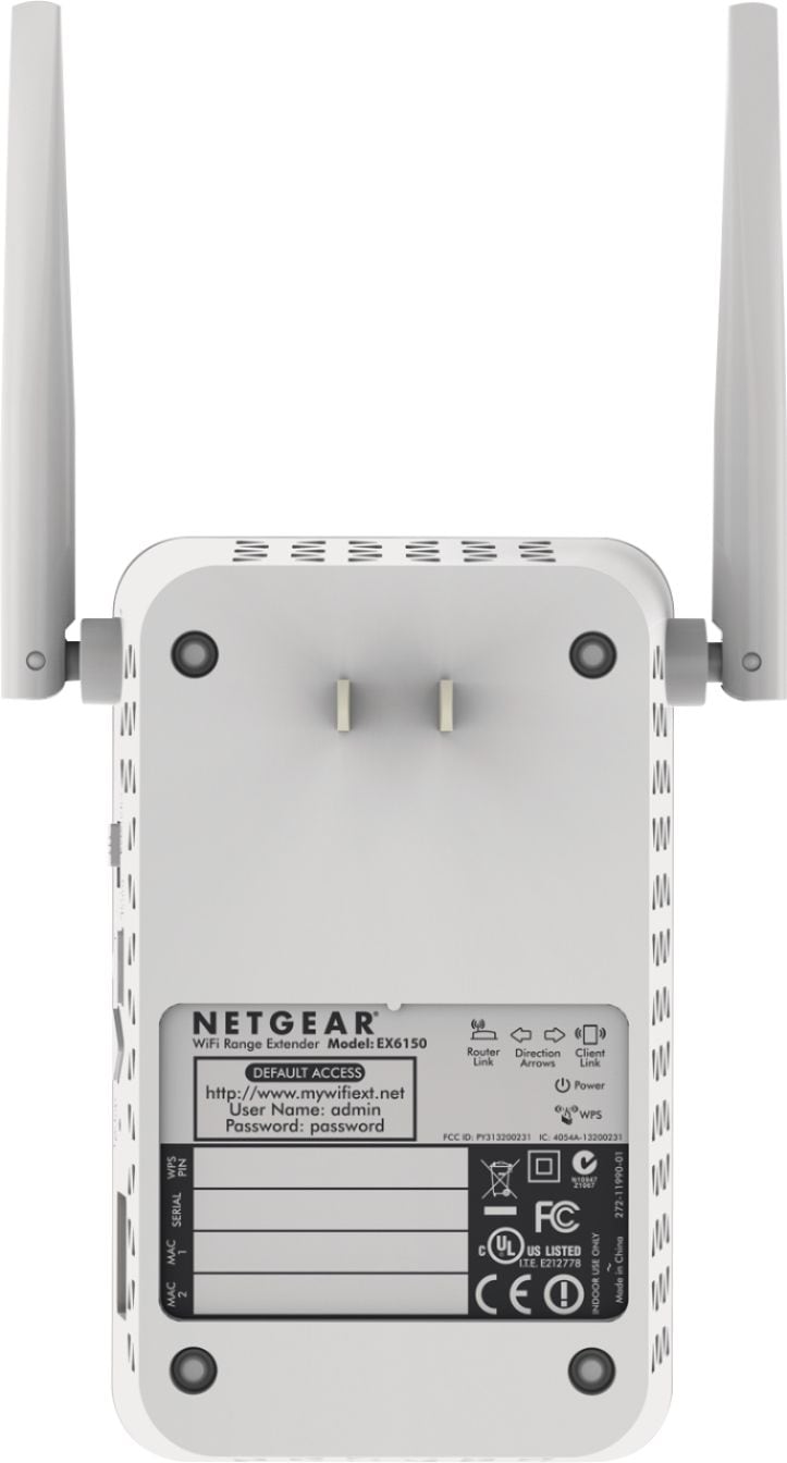 NETGEAR - AC1200 Dual-Band Wi-Fi Range Extender - White_5