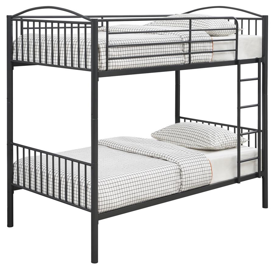 Anson Twin over Twin Bunk Bed with Ladder_1