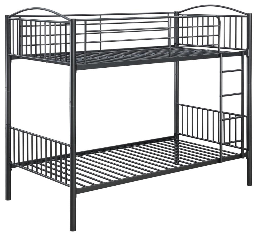 Anson Twin over Twin Bunk Bed with Ladder_2
