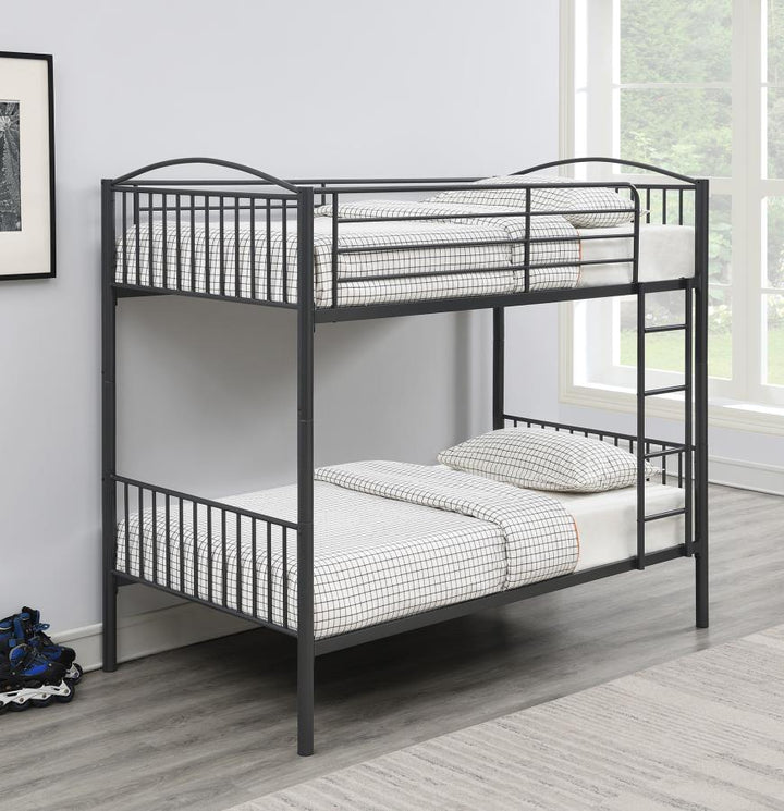 Anson Twin over Twin Bunk Bed with Ladder_0