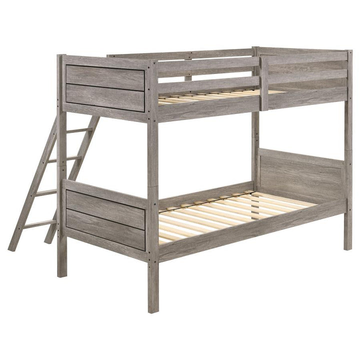 Ryder Twin over Twin Bunk Bed Weathered Taupe_3