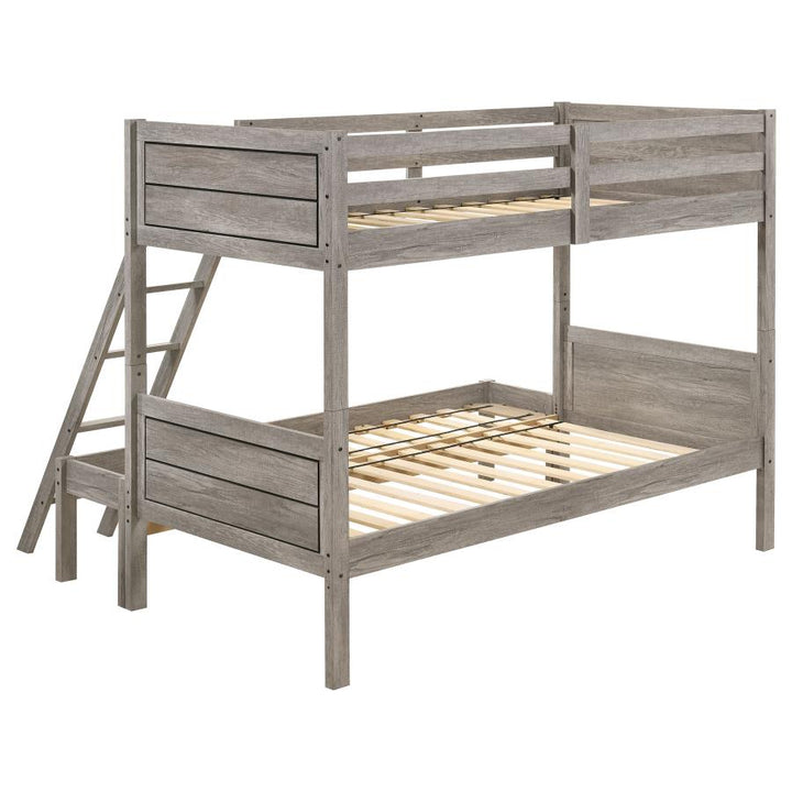 Ryder Twin over Full Bunk Bed Weathered Taupe_3