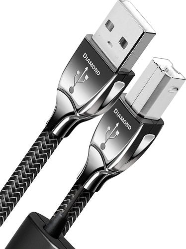 AudioQuest - 16.4' USB A-to-USB B Cable - Black/Gray_0