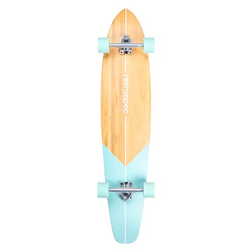 Zed 44" Longboard Aqua Fishtail_0