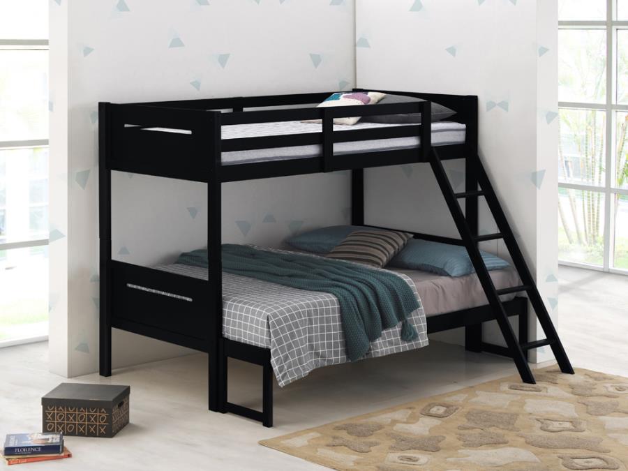 Littleton Twin/Full Bunk Bed Black_0