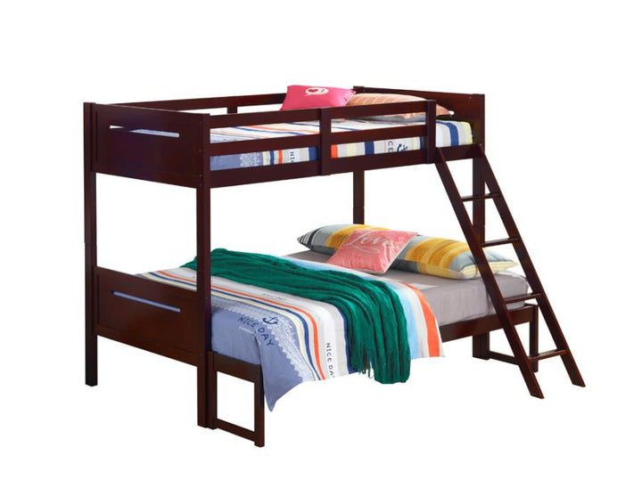 Littleton Twin/Full Bunk Bed Espresso_1