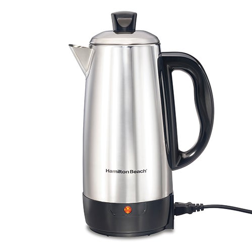 12 Cup Stainless Steel Percolator w/ Cool Touch Handle_0