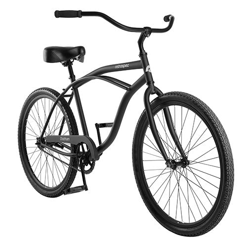 Chatham-1 26" Beach Cruiser Step Through Bike Matte Black_0