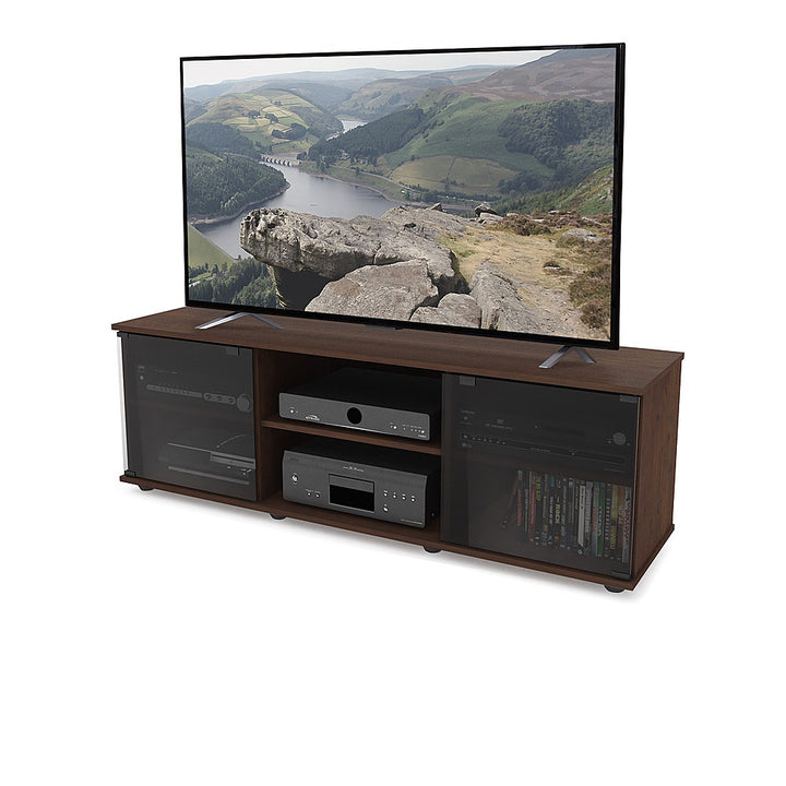 CorLiving - Fiji Maple Wooden TV Stand, for TVs up to 75" - Urban Maple_3