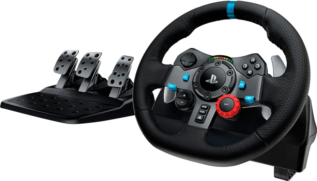Logitech - G29 Driving Force Racing Wheel and Floor Pedals for PS5, PS4, PC, Mac - Black_1