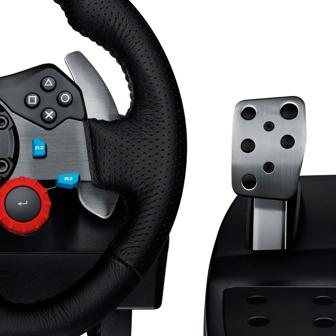Logitech - G29 Driving Force Racing Wheel and Floor Pedals for PS5, PS4, PC, Mac - Black_6