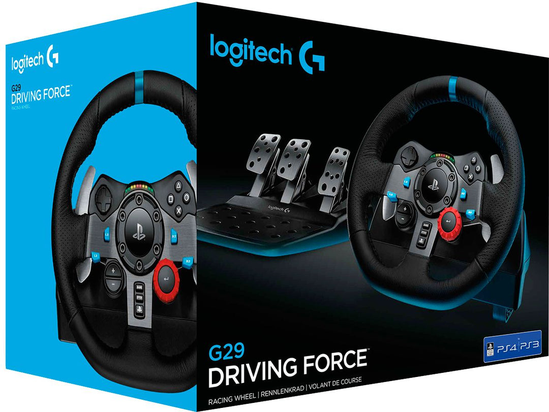 Logitech - G29 Driving Force Racing Wheel and Floor Pedals for PS5, PS4, PC, Mac - Black_4