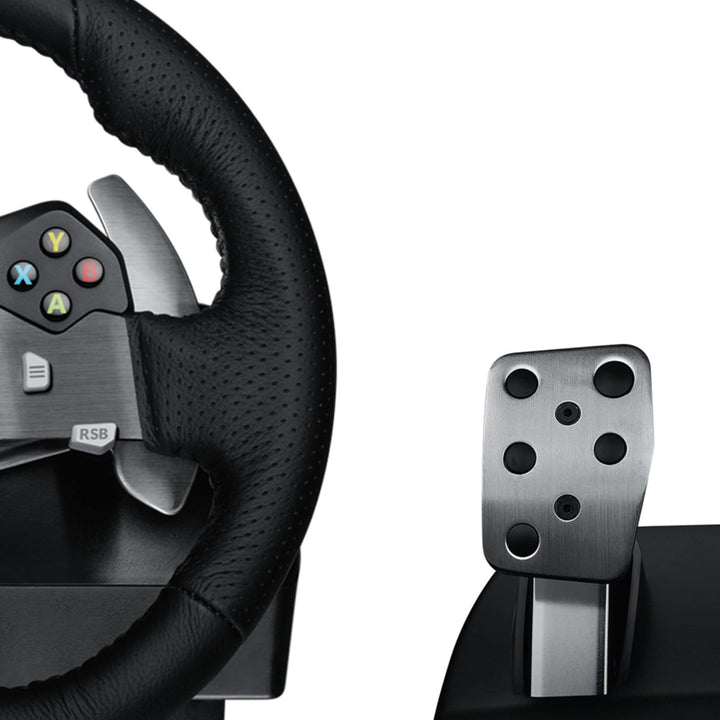 Logitech - G920 Driving Force Racing Wheel and pedals for Xbox Series X|S, Xbox One, PC - Black_4