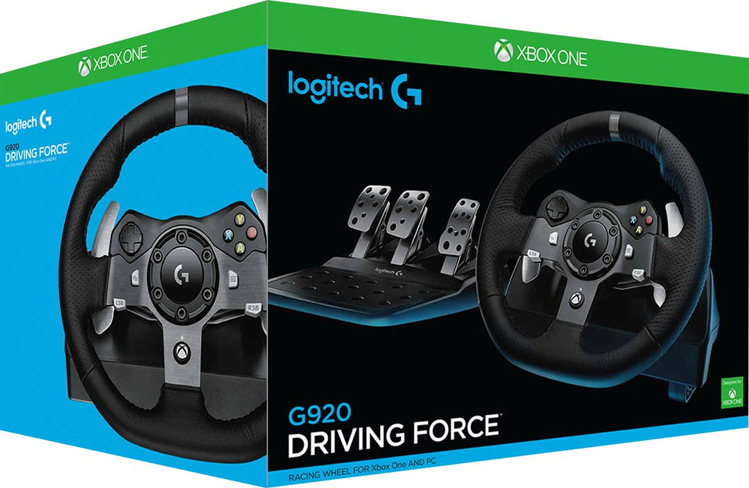 Logitech - G920 Driving Force Racing Wheel and pedals for Xbox Series X|S, Xbox One, PC - Black_3