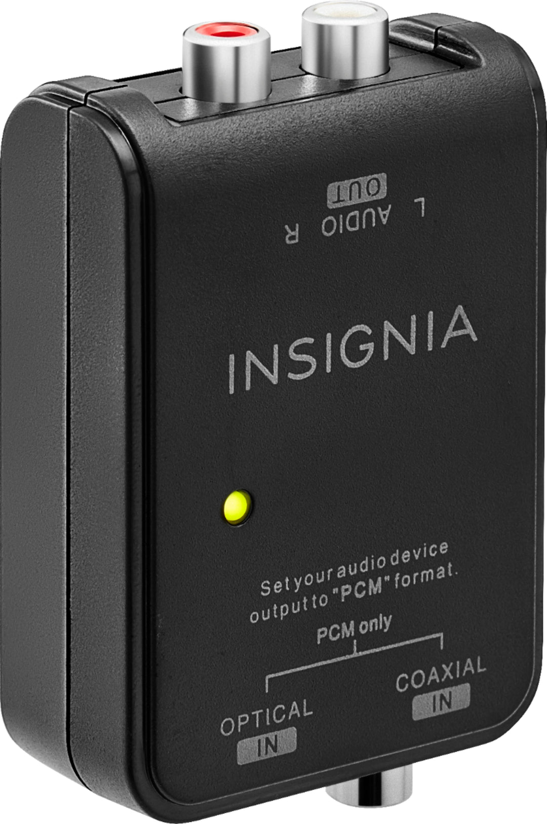 Insignia™ - Optical/Coaxial Digital-to-Analog Converter - Black_1